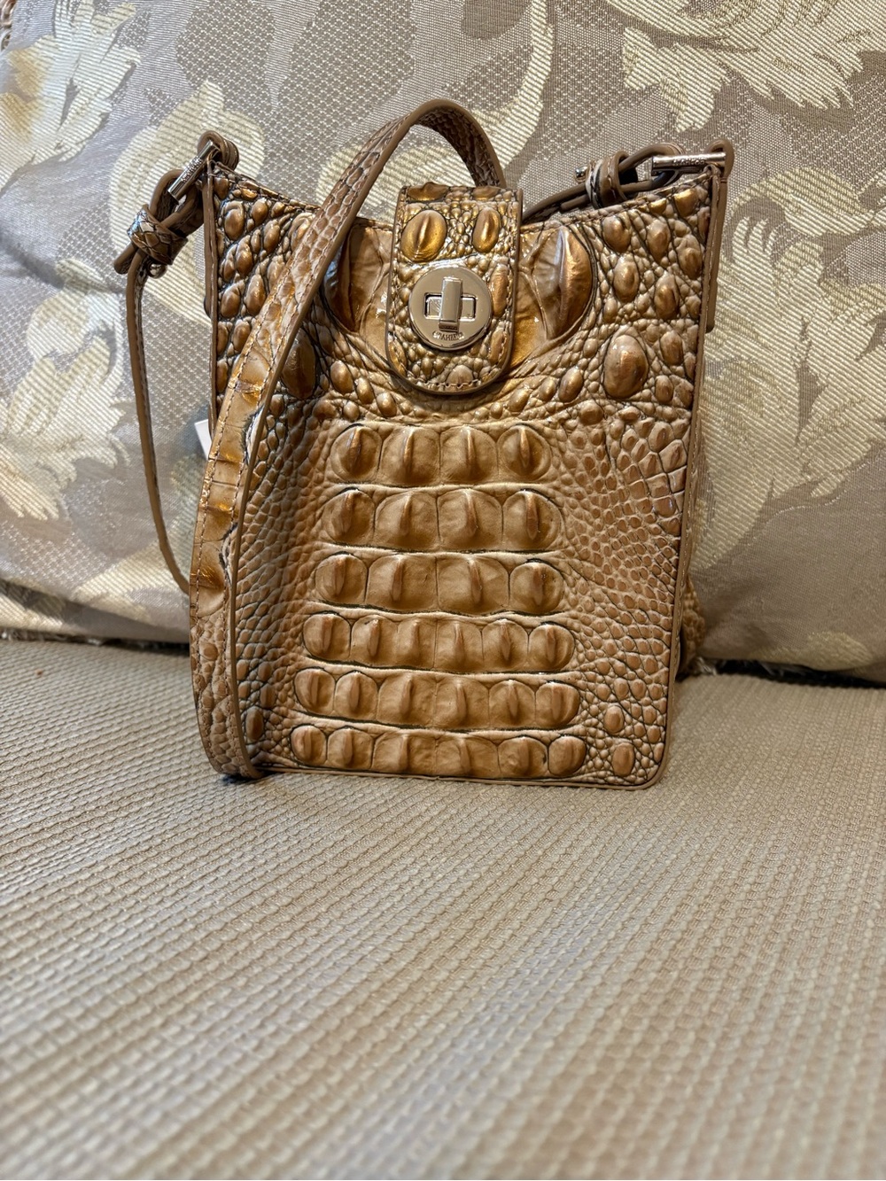 Brahmin Driftwood Marley Crossbody Bag
